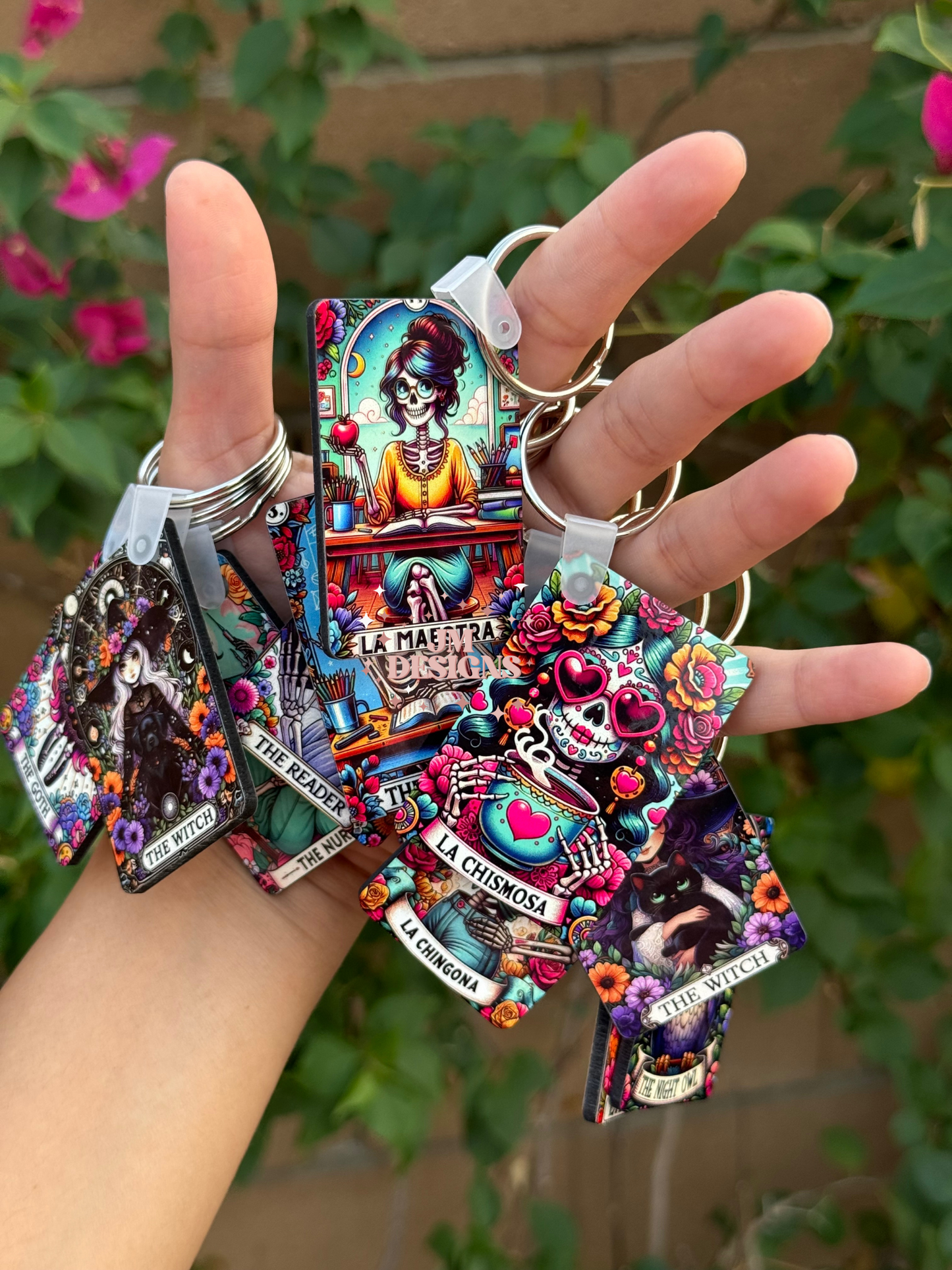 The Stay At Home Mom Card Keychain