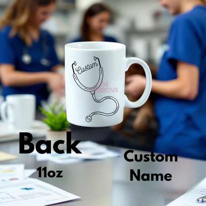 The Vet Tech Sage Coffee Tarot Mug| Personalized Gift| valentines Day Gift Idea| Gifts For Her| Tarot Reading| Custom Mug