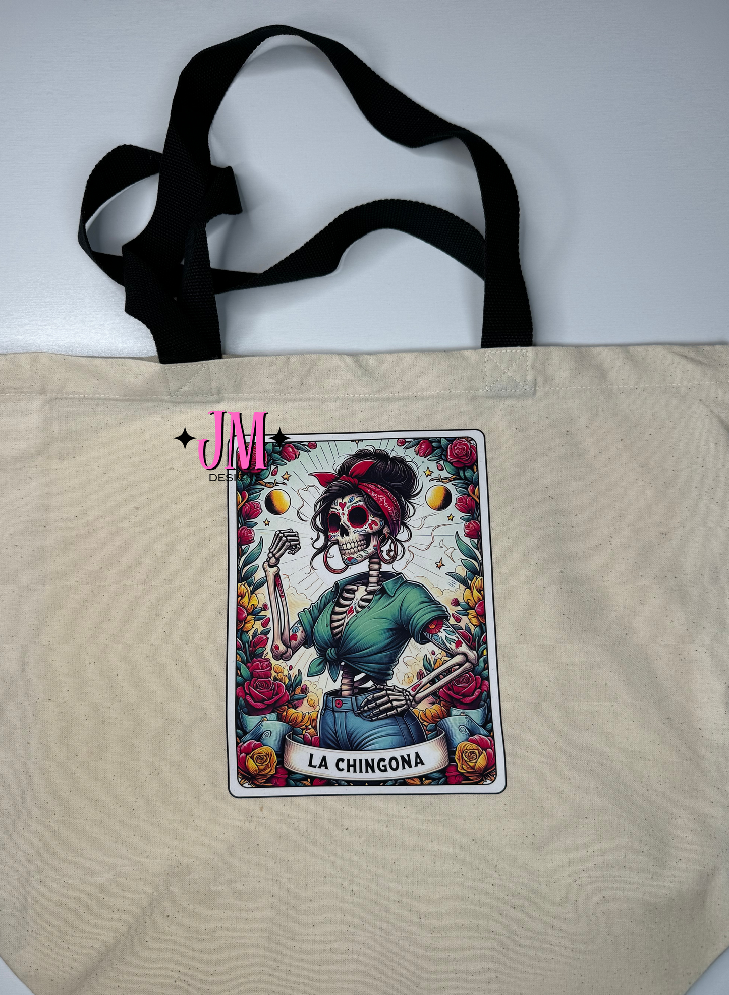 La Chingona Tarot Card Tote Bag