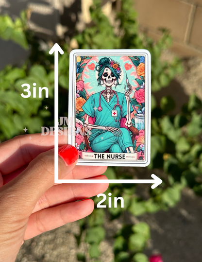 The Nurse Tarot Card Sticker