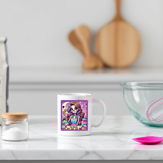 The Baker Coffee Tarot Mug| Personalized Gift| valentines Day Gift Idea| Gifts For Her| Tarot Reading| Custom Mug