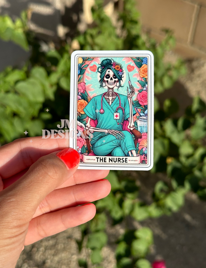 The Nurse Tarot Card Sticker