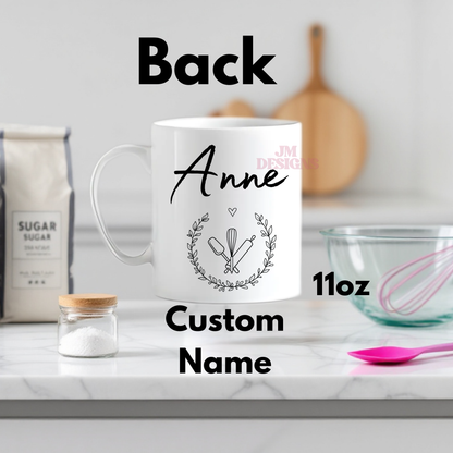 The Baker Coffee Tarot Mug| Personalized Gift| valentines Day Gift Idea| Gifts For Her| Tarot Reading| Custom Mug