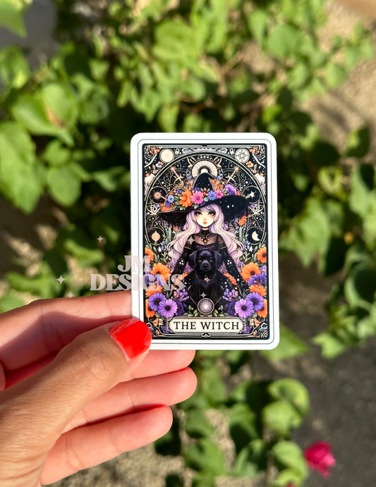 The Witch Tarot Card Sticker