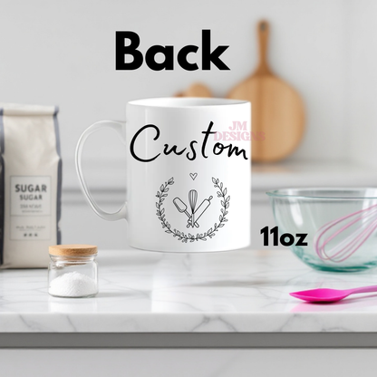 The Baker Coffee Tarot Mug| Personalized Gift| valentines Day Gift Idea| Gifts For Her| Tarot Reading| Custom Mug