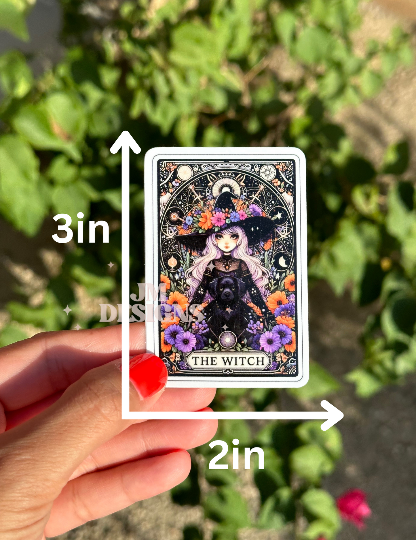 The Witch Tarot Card Sticker