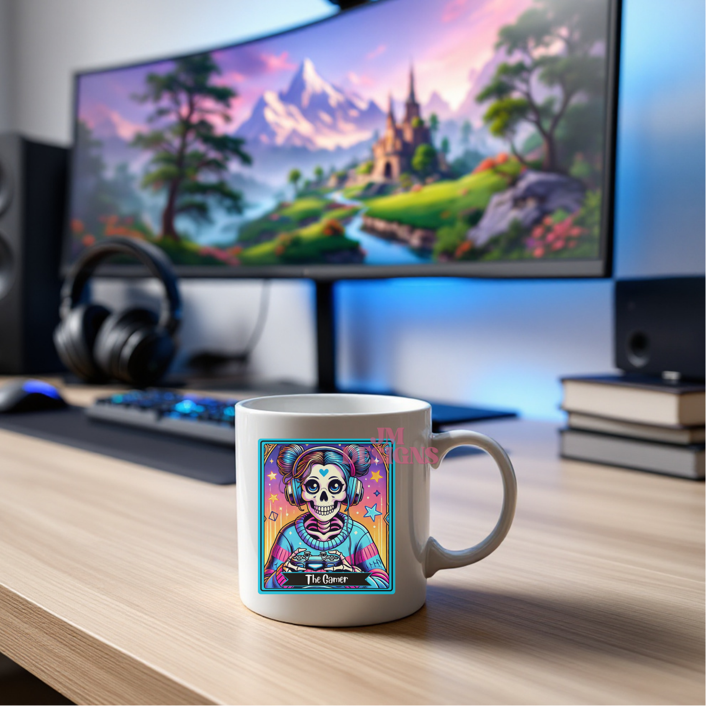 The Gamer Coffee Tarot Mug| Personalized Gift| valentines Day Gift Idea| Gifts For Her| Tarot Reading| Custom Mug