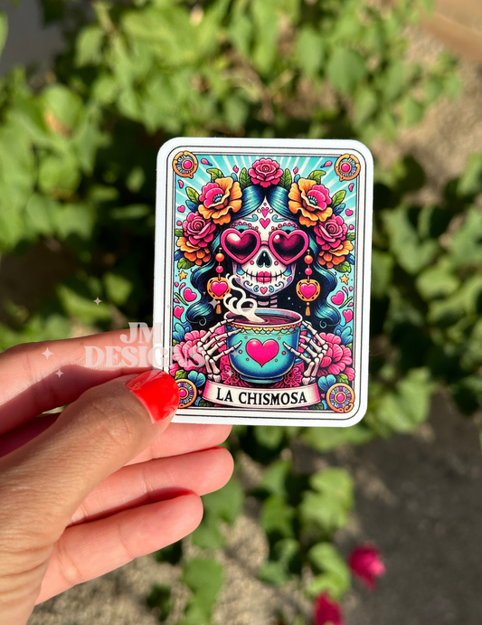 La Chismosa Tarot Card Sticker