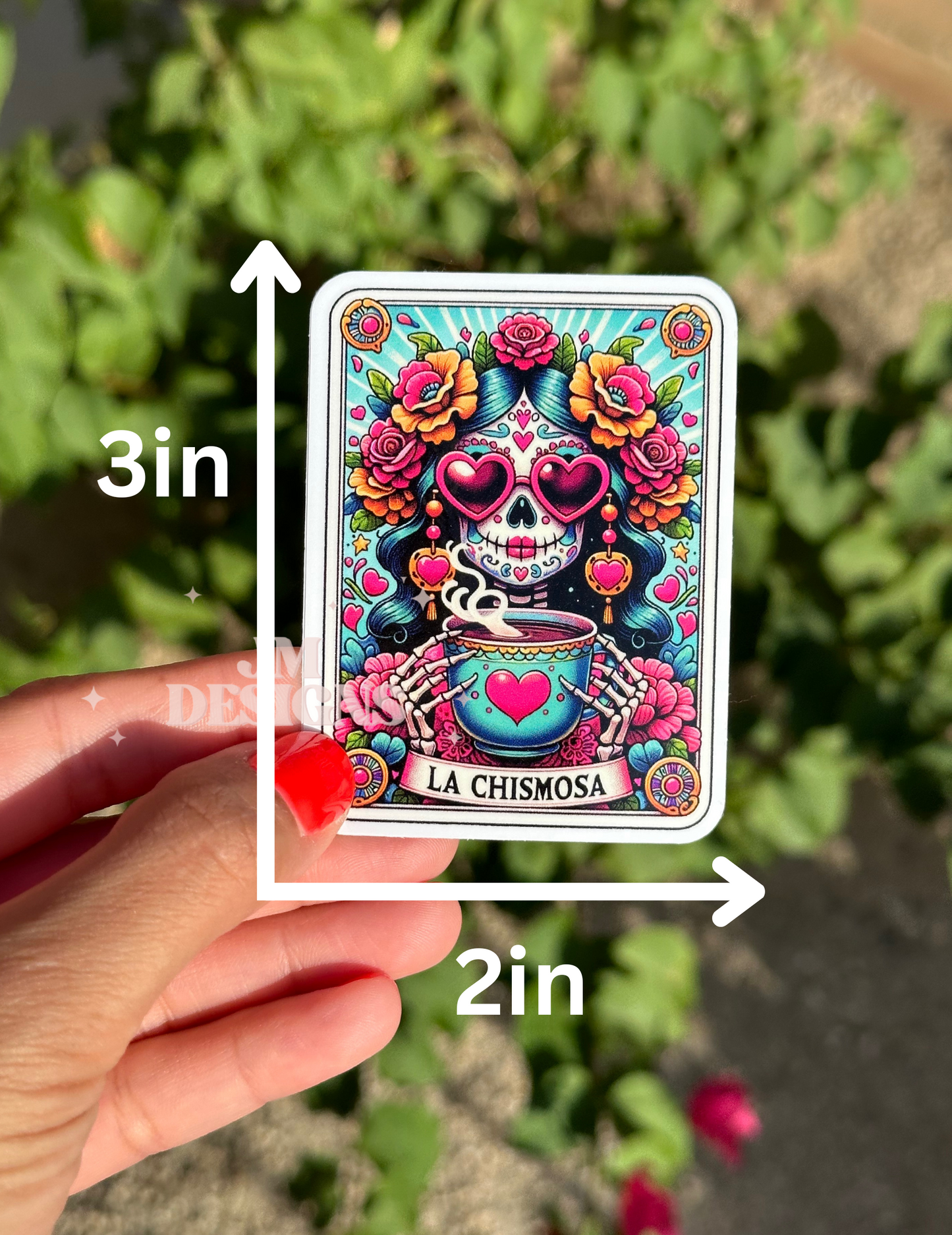 La Chismosa Tarot Card Sticker