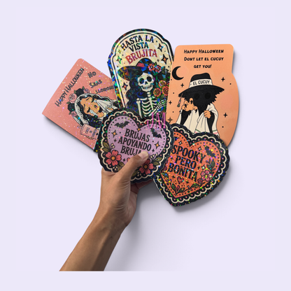 Halloween card| Handmade Halloween Blank Cards | Cute Mexican Pantry Inspired Cards | Heavy Cardstock Greeting Cards