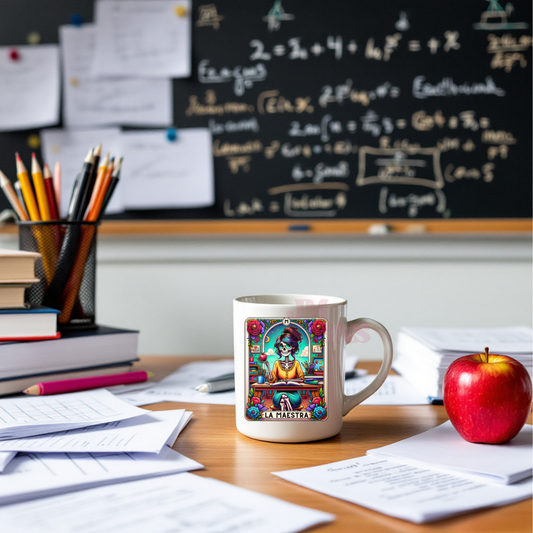 La Maestra Coffee Tarot Mug| Personalized Gift| valentines Day Gift Idea| Gifts For Her| Tarot Reading| Custom Mug