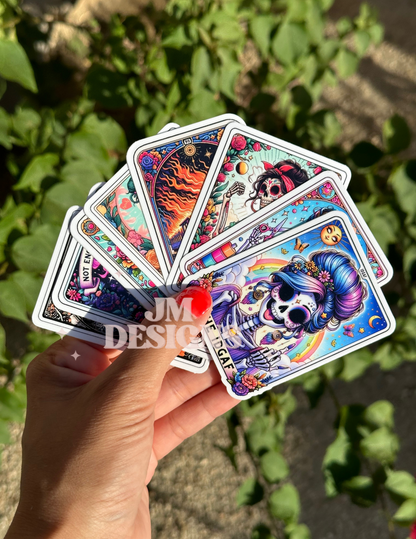The Salty B Tarot Card Sticker