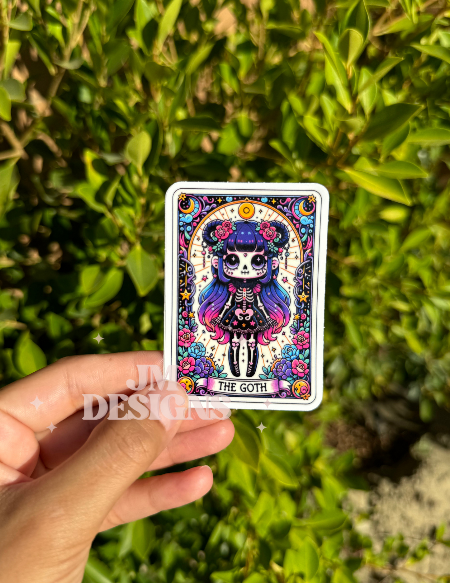 The Goth Tarot Card Sticker