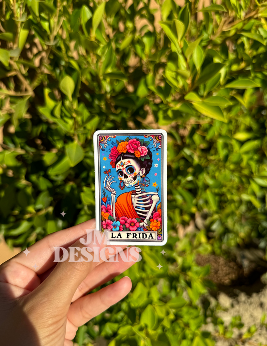 La Frida Tarot Card Sticker