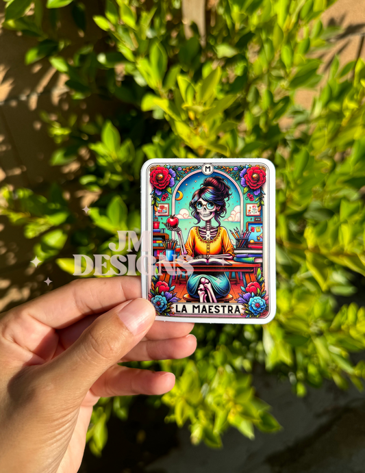 La Maestra Tarot Card Sticker