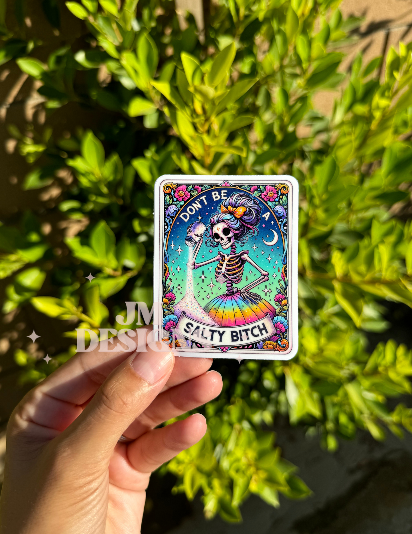 The Salty B Tarot Card Sticker