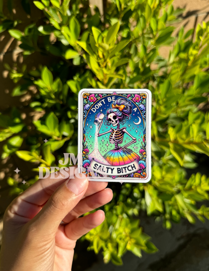 The Salty B Tarot Card Sticker