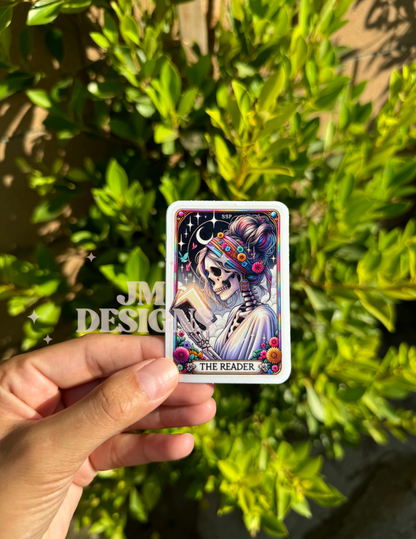 The Reader Tarot Card Sticker