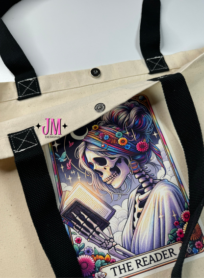The Reader Tarot Card Tote Bag