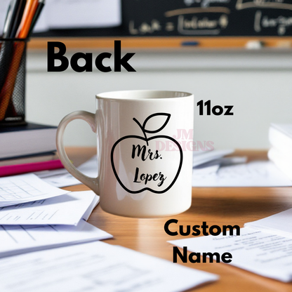 La Maestra Coffee Tarot Mug| Personalized Gift| valentines Day Gift Idea| Gifts For Her| Tarot Reading| Custom Mug