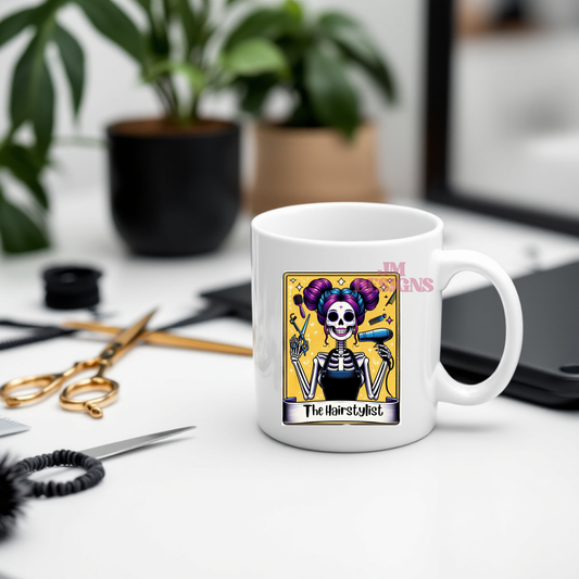 The Hairstylist Coffee Tarot Mug| Personalized Gift| valentines Day Gift Idea| Gifts For Her| Tarot Reading| Custom Mug