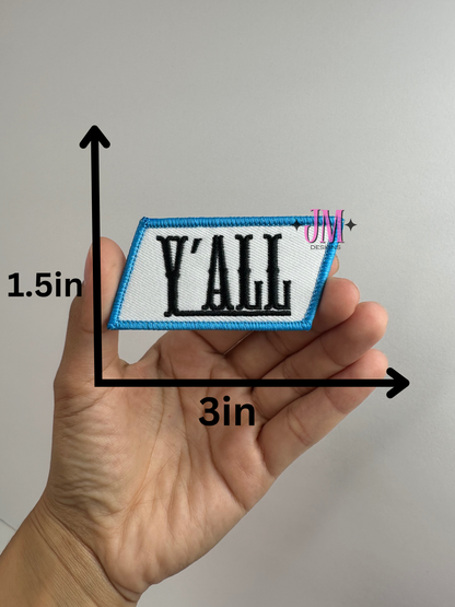 Y’all Iron On Patch