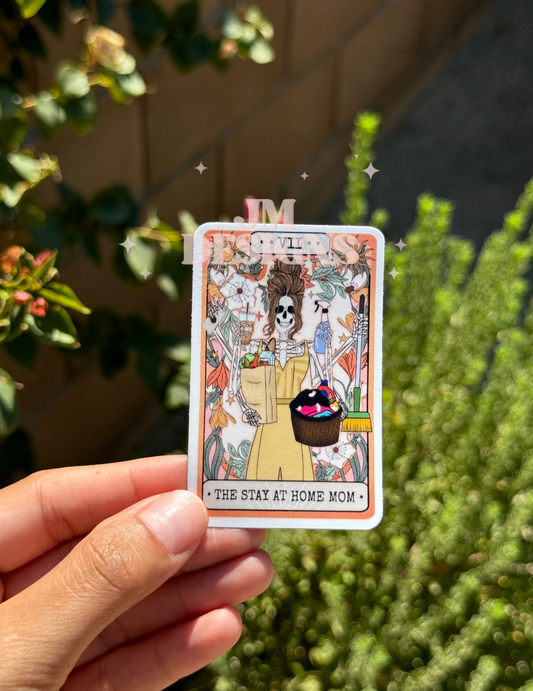 The Stay At Home Mom Tarot Card Sticker