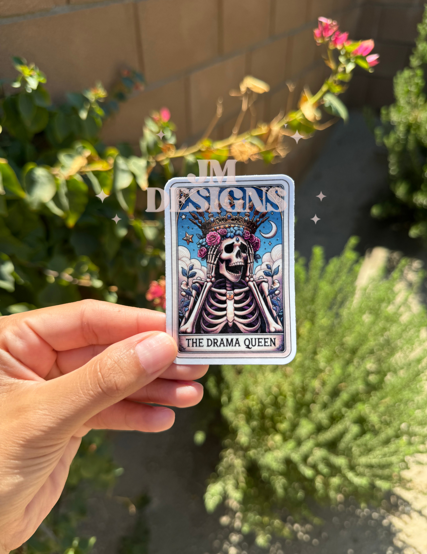 The Drama Queen Tarot Card Sticker