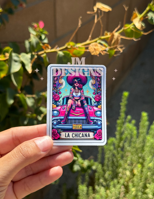 La Chicana Tarot Card Sticker
