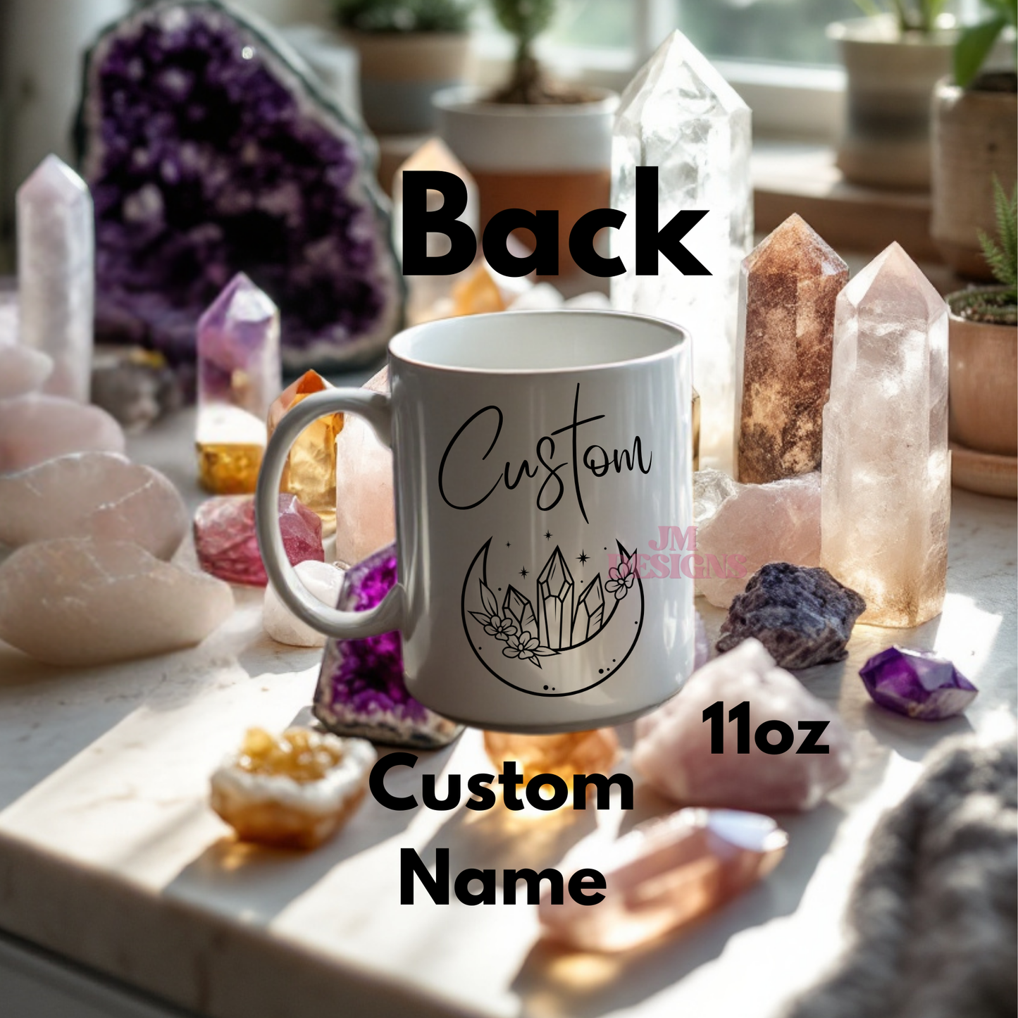 The Crystal Collector Coffee Tarot Mug| Personalized Gift| valentines Day Gift Idea| Gifts For Her| Tarot Reading| Custom Mug