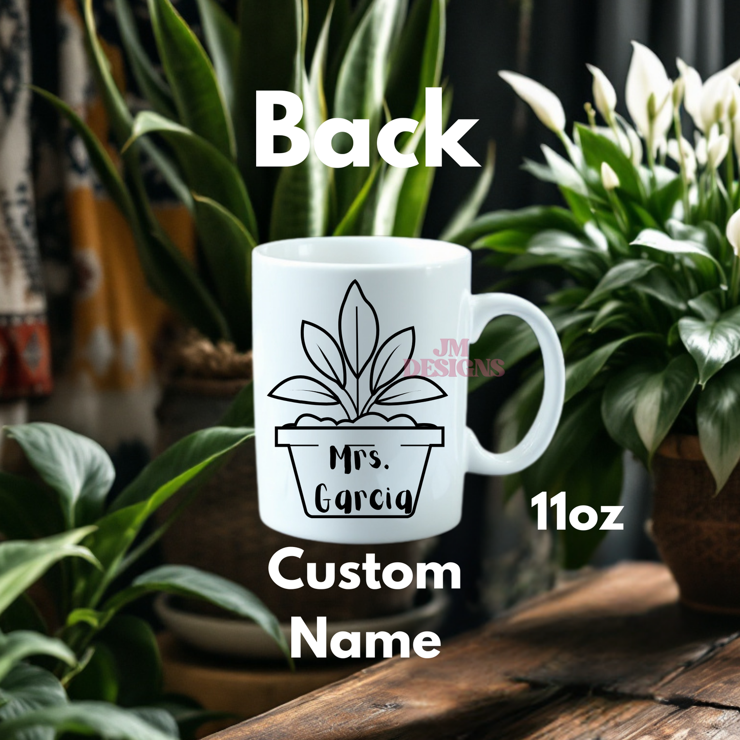 The Plant Lady Coffee Tarot Mug| Personalized Gift| valentines Day Gift Idea| Gifts For Her| Tarot Reading| Custom Mug