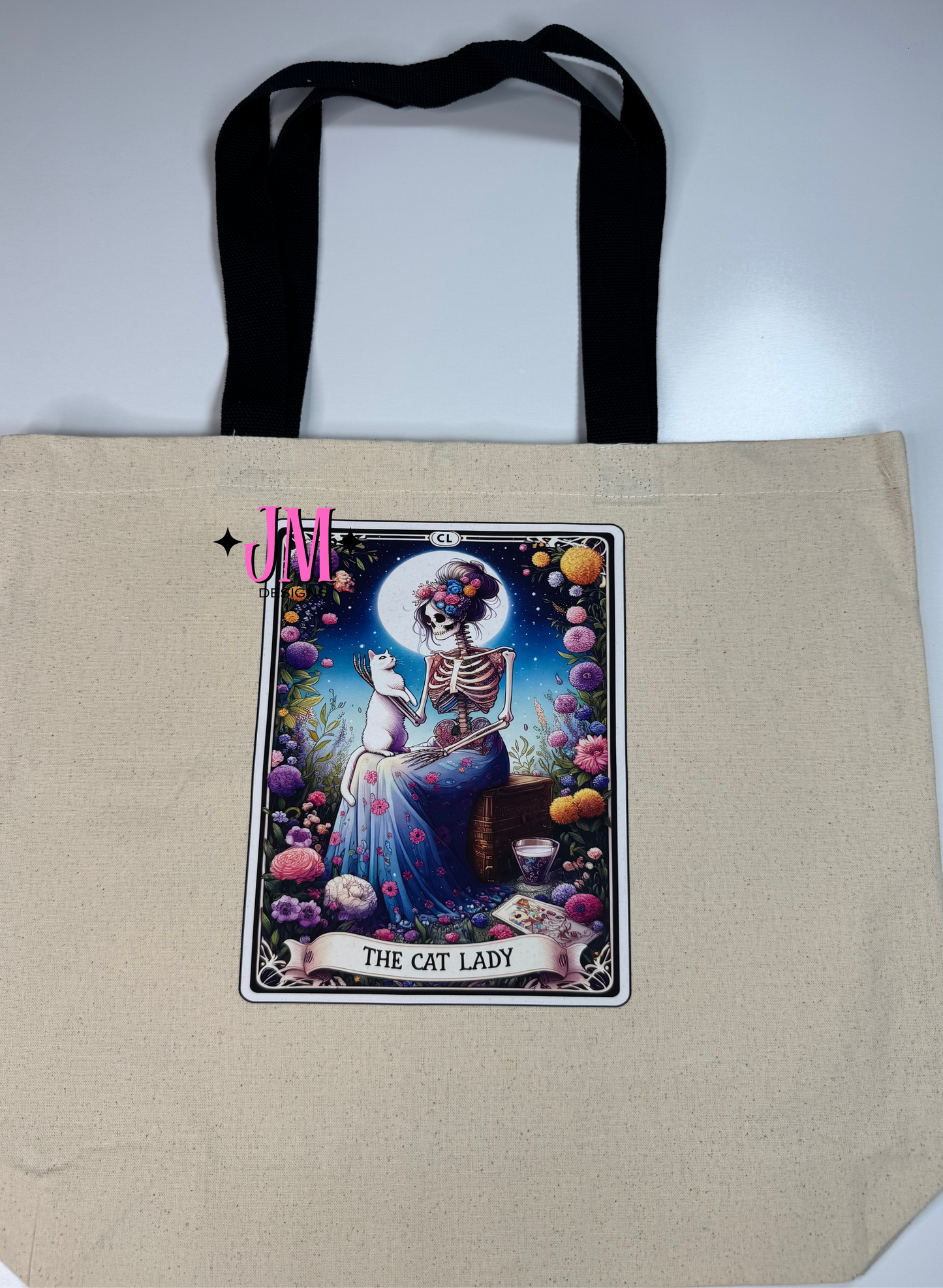 The Cat Lady Tarot Card Tote Bag