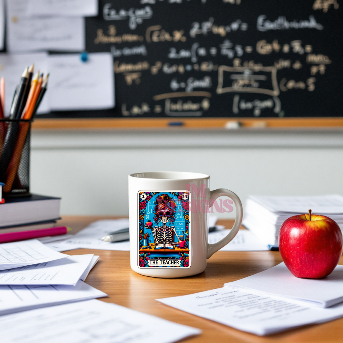 The Teacher Coffee Tarot Mug| Personalized Gift| valentines Day Gift Idea| Gifts For Her| Tarot Reading| Custom Mug