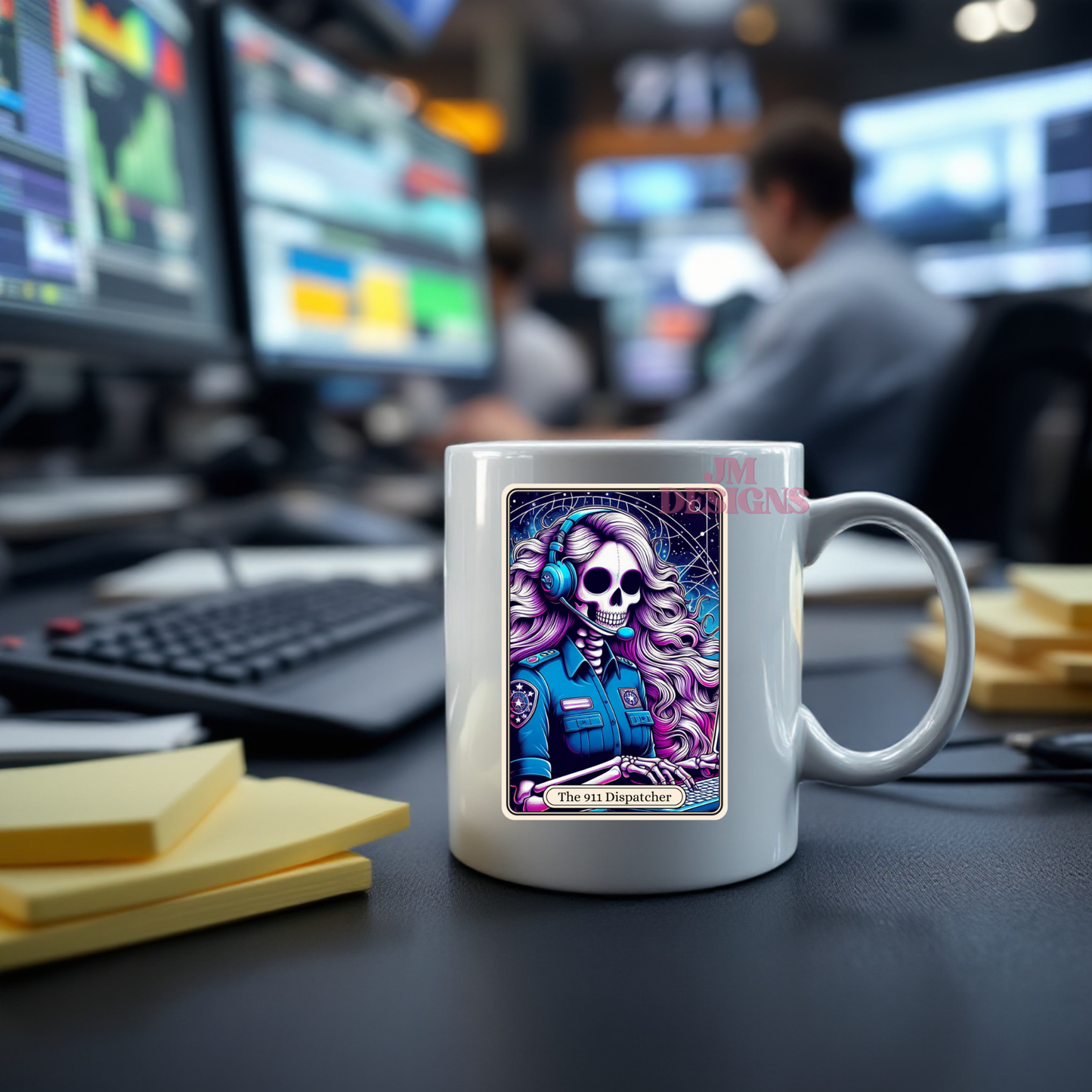 The 911 (Female) Dispatcher Coffee Mug| Personalized Gift| valentines Day Gift Idea| Gifts For Her| Tarot Reading| Custom Mug