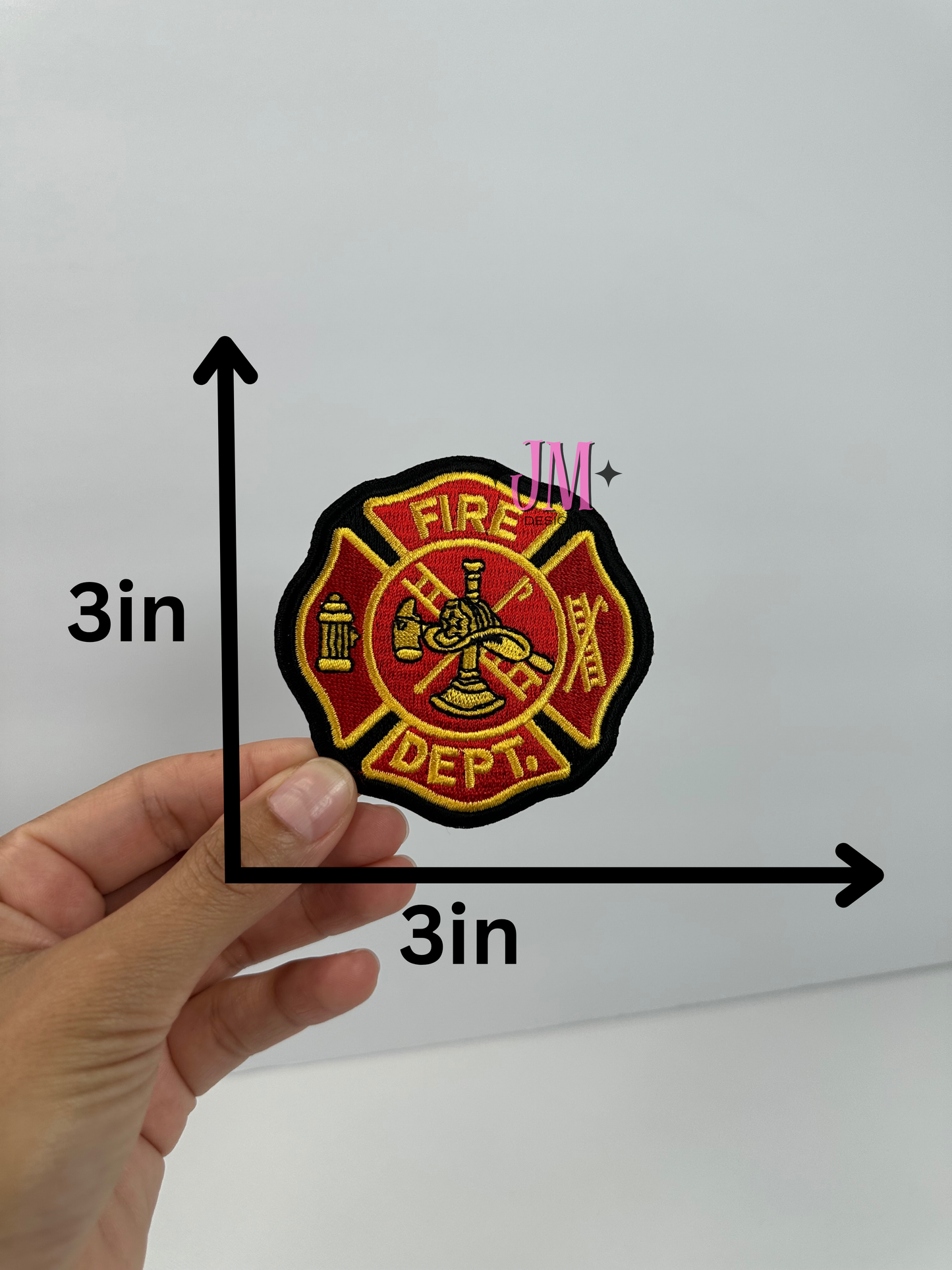 Fire Department Iron On Patch