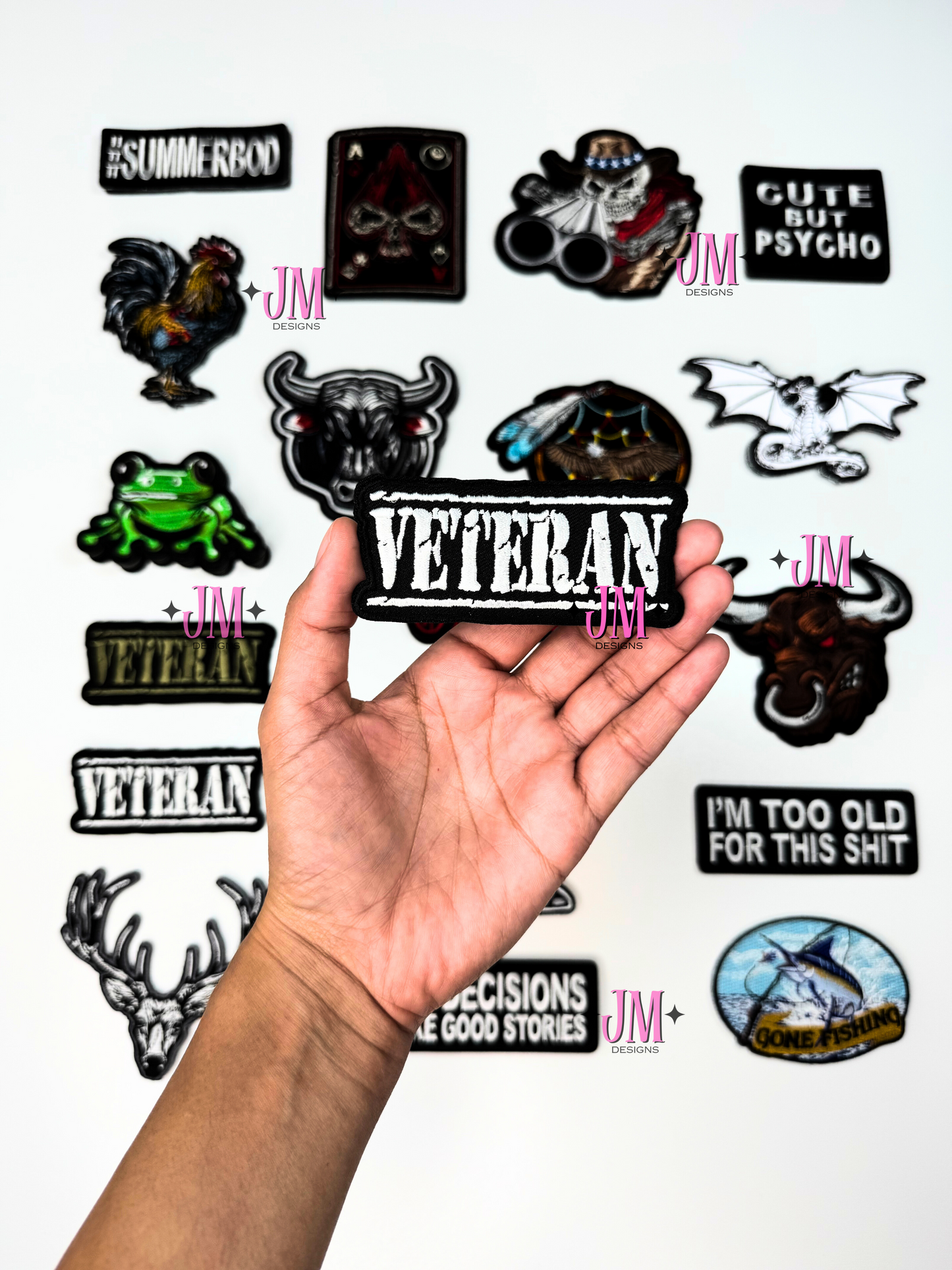 Veteran Iron On Patch