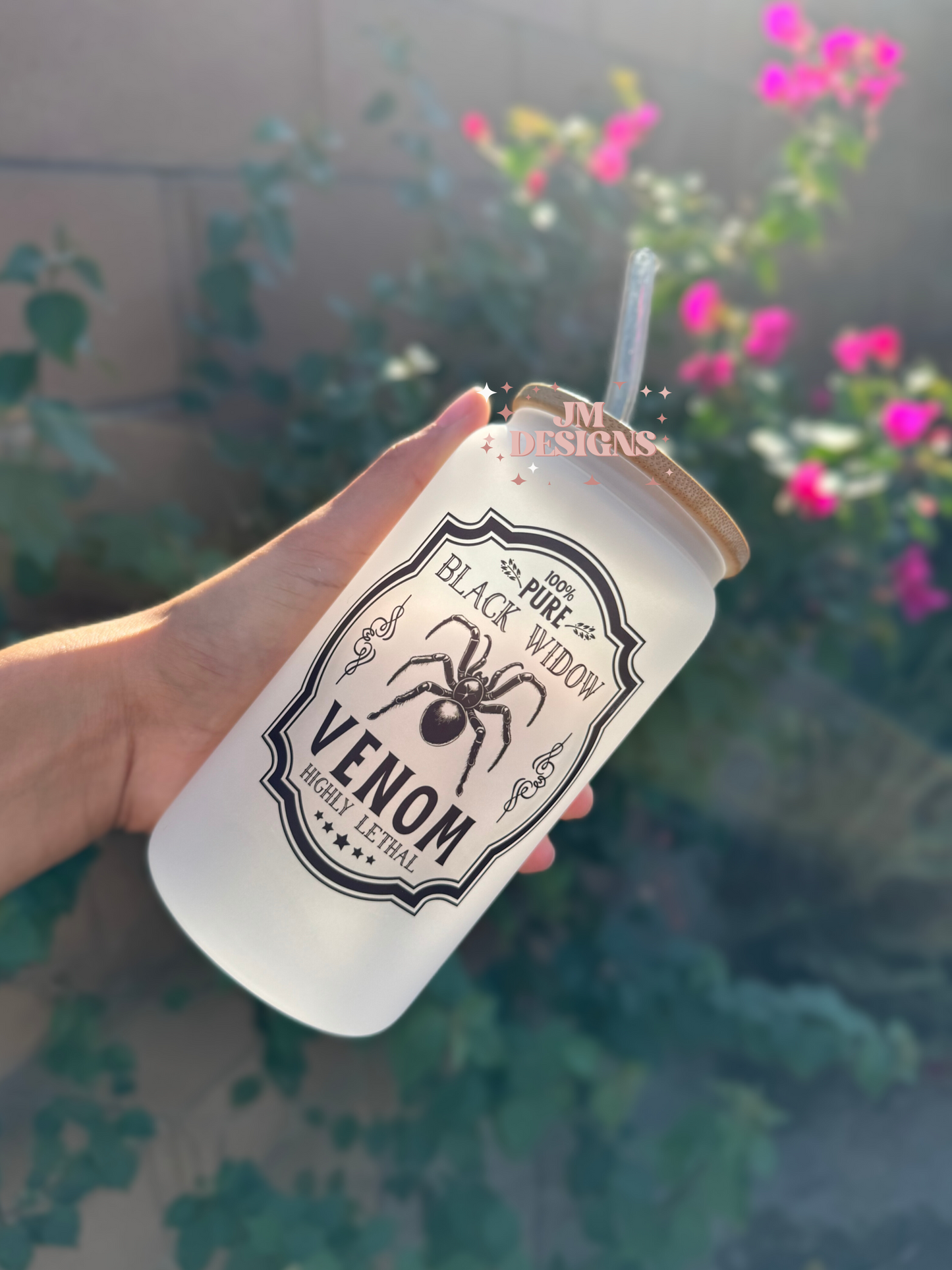 Black Widow Venom Glass Coffee Cup