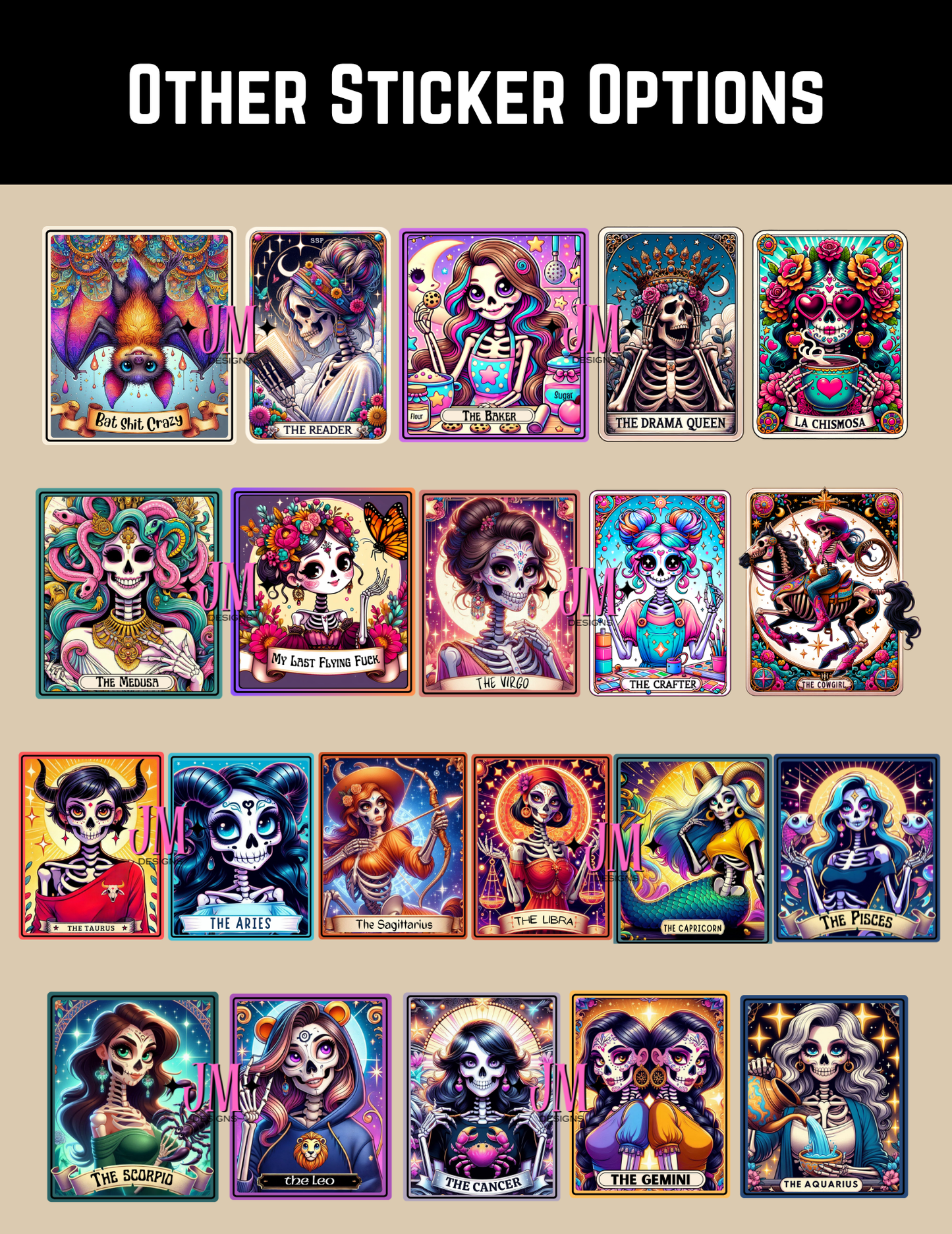 The Cancer Tarot Card Sticker