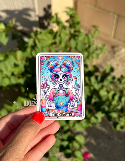 The Crafter Tarot Card Sticker