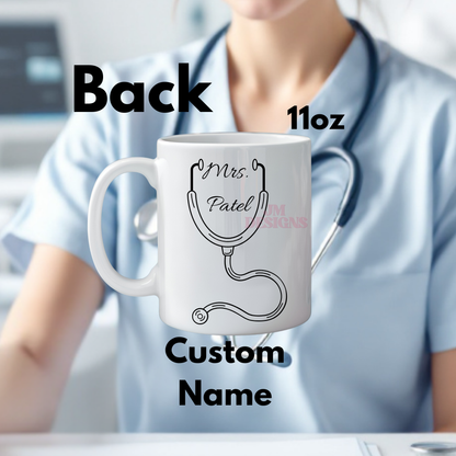 The Nurse Sage Coffee Tarot Mug| Personalized Gift| valentines Day Gift Idea| Gifts For Her| Tarot Reading| Custom Mug