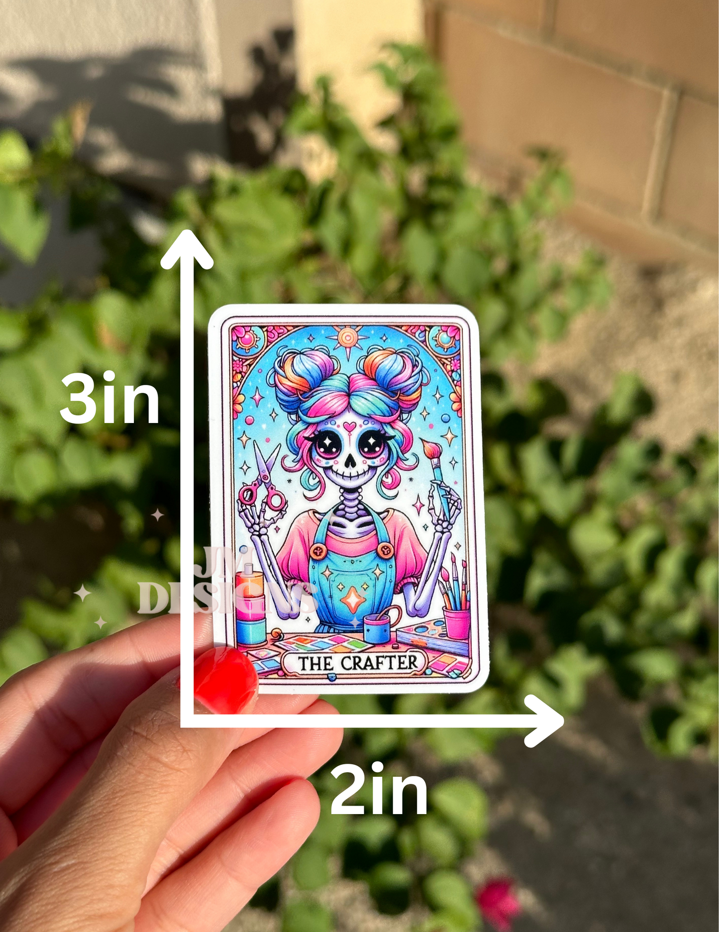 The Crafter Tarot Card Sticker