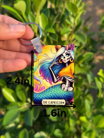 The Capricorn Tarot Card Keychain