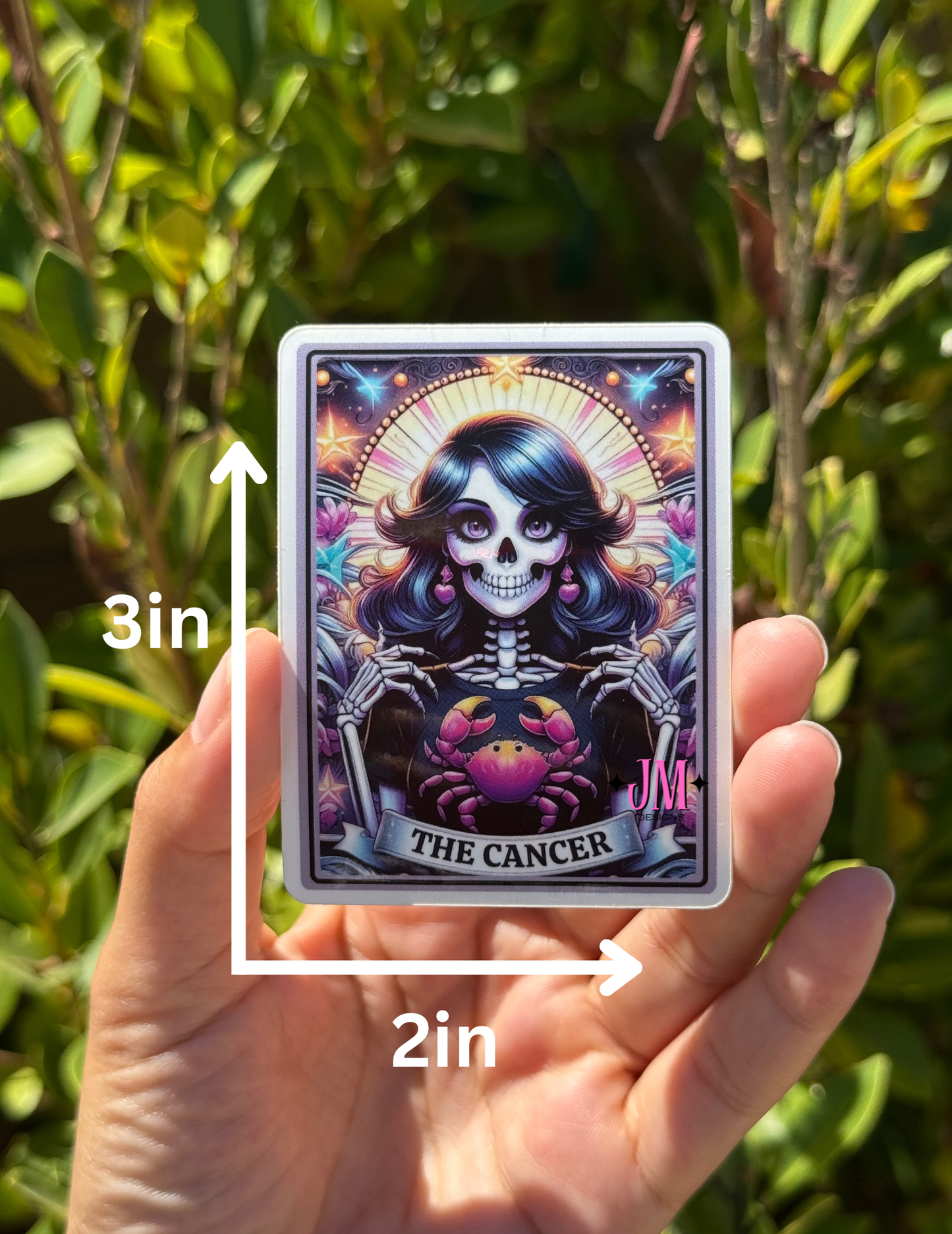 The Cancer Tarot Card Sticker