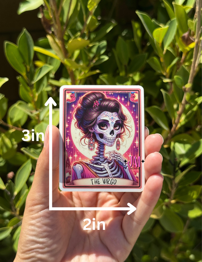 The Virgo Tarot Card Sticker