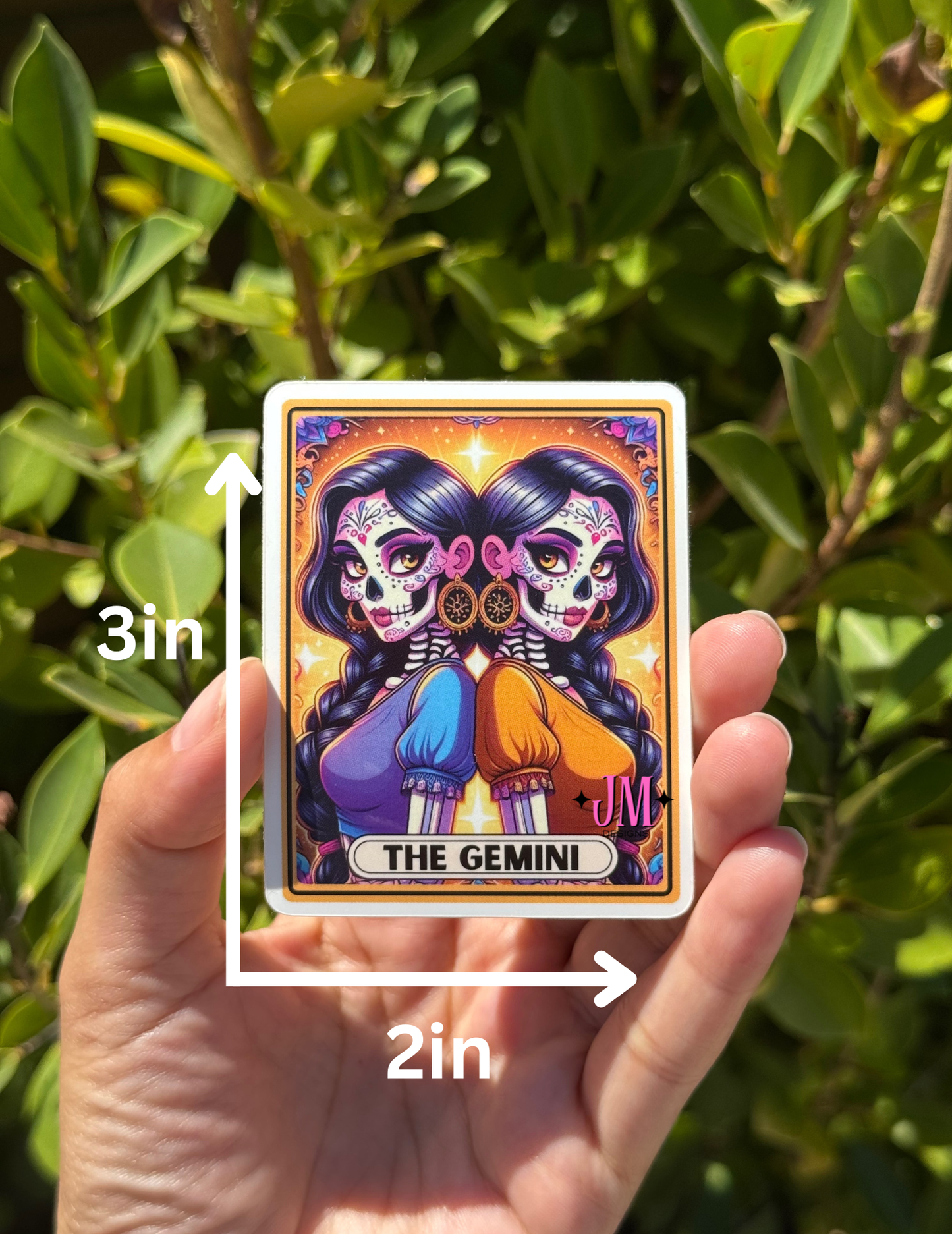 The Gemini Tarot Card Sticker