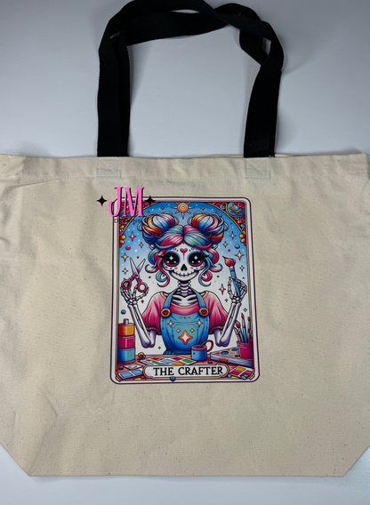 The Crafter Tarot Card Tote Bag