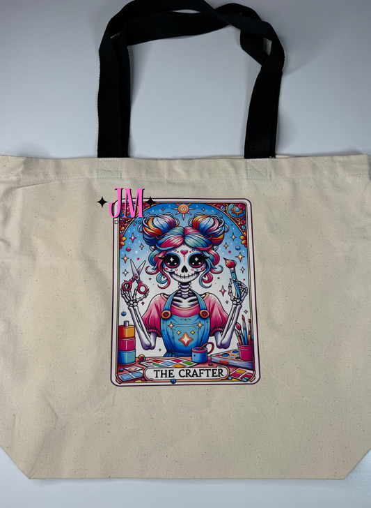 The Crafter Tarot Card Tote Bag