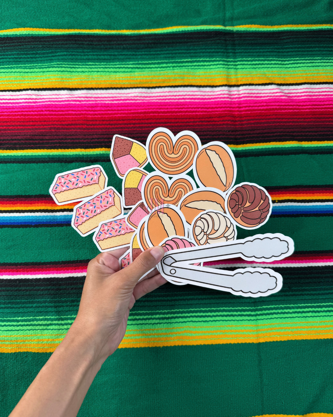 Panadería Bookmark Set | Double-Sided Pan Dulce Bookmarks with Cardstock Tray | Mexican Bakery Bookmarks | Book Lover Gift
