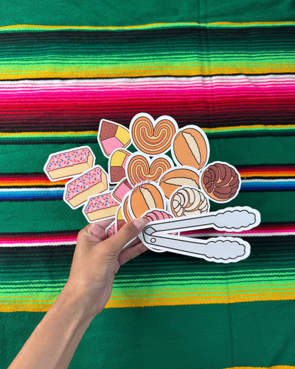 Panadería Bookmark Set | Double-Sided Pan Dulce Bookmarks with Cardstock Tray | Mexican Bakery Bookmarks | Book Lover Gift