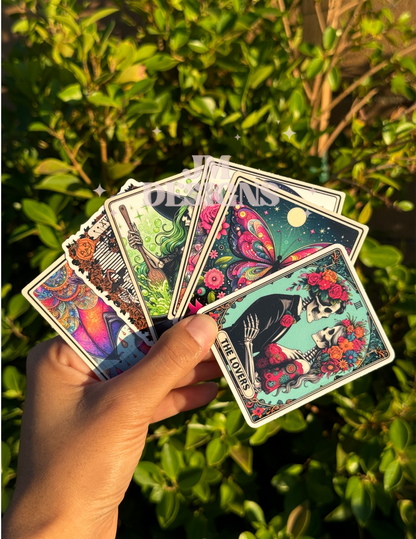 The Salty B Tarot Card Sticker